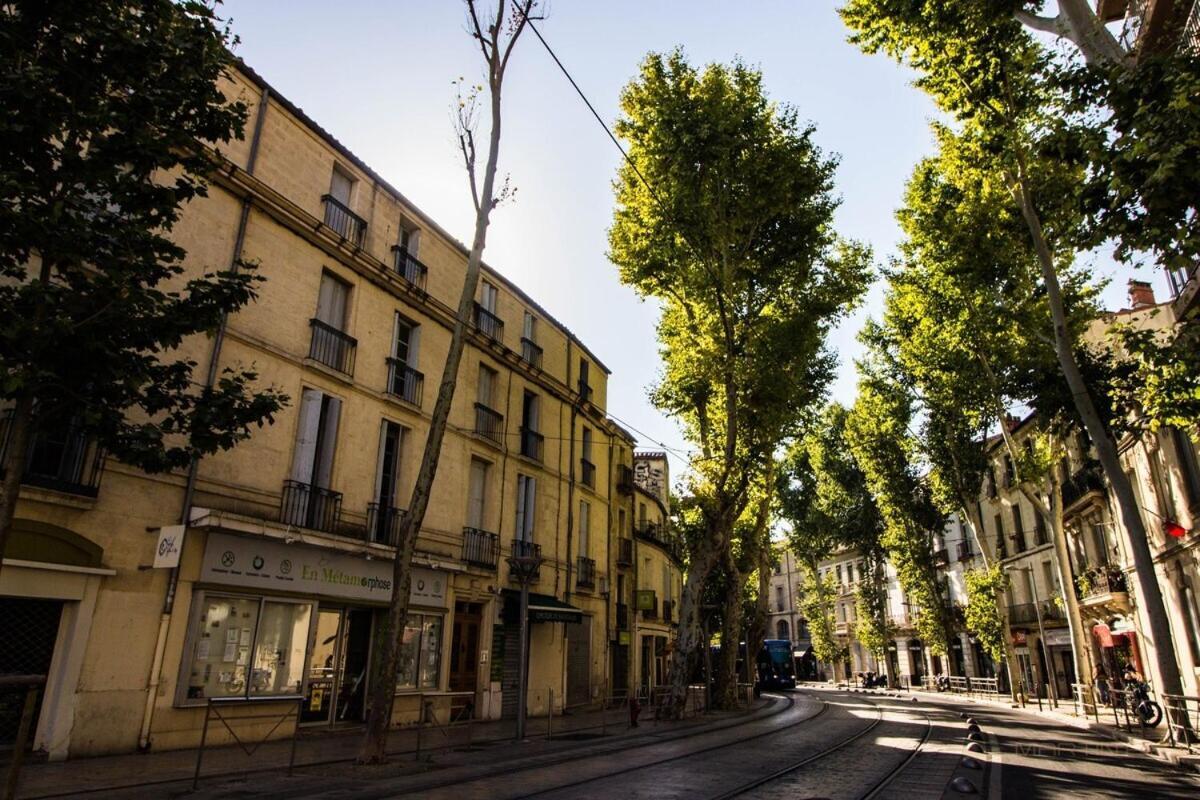 L'Amoureux - Terrasse Et Climatisation Coeur De Ville Montpellier Luaran gambar